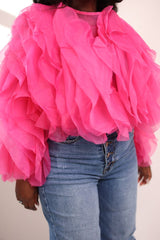 IMANI RUFFLE BLOUSE