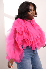 IMANI RUFFLE BLOUSE