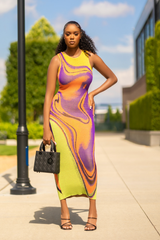 ALISHA MULTI-COLORED DRESS